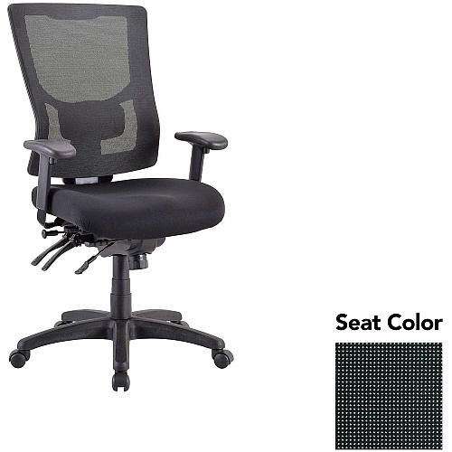 Lorell Multifunctional Mesh High-back Exec. Chair Expo Tuxedo Seat Color - Mesh Back Material - High Back - 1 Each (LLR6200035)