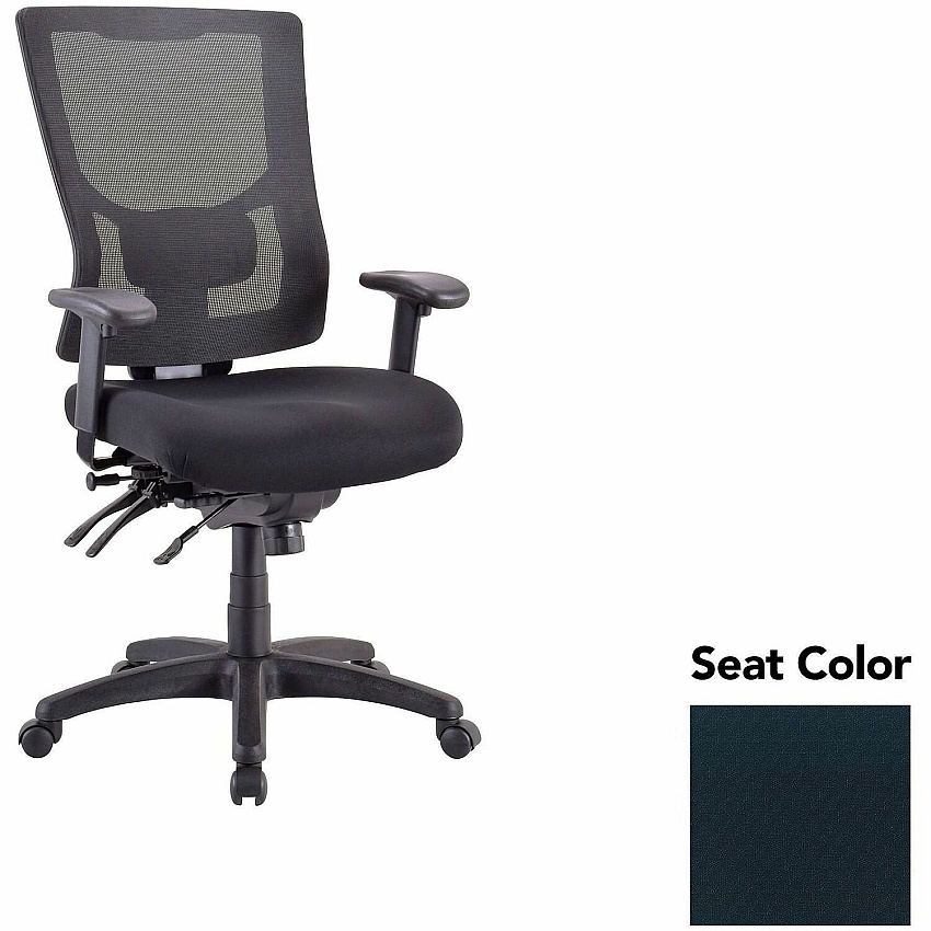 Lorell Multifunctional Mesh High-back Exec. Chair Insight Ebony Seat Color - Mesh Back Material - High Back - 1 Each (LLR6200049)
