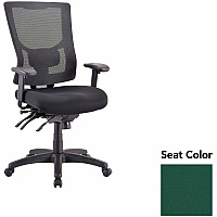 Lorell Multifunctional Mesh High-back Exec. Chair Forte Chive Seat Color - Mesh Back Material - High Back - 1 Each (LLR6200042)