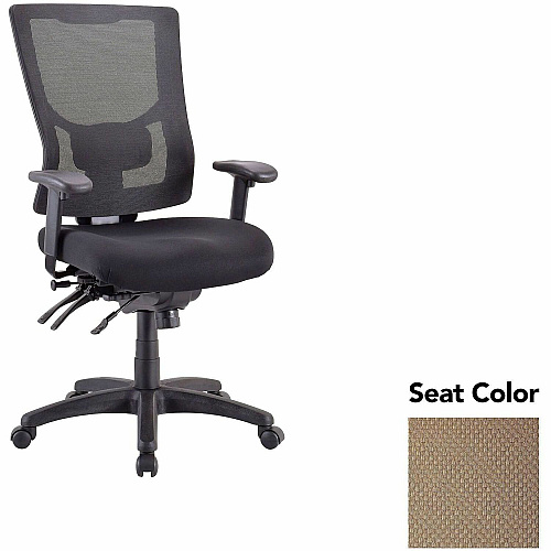 Lorell Multifunctional Mesh High-back Exec. Chair Perfection Beige Seat Color - Mesh Back Material - High Back - 1 Each (LLR6200062)