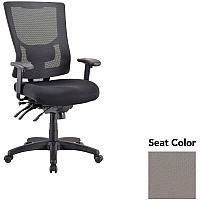 Lorell Multifunctional Mesh High-back Exec. Chair Insight Fossil Seat Color - Mesh Back Material - High Back - 1 Each (LLR6200051)