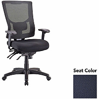 Lorell Multifunctional Mesh High-back Exec. Chair Perfection Navy Seat Color - Mesh Back Material - High Back - 1 Each (LLR6200066)