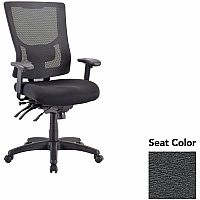Lorell Multifunctional Mesh High-back Exec. Chair Fuse Azurean Seat Color - Mesh Back Material - High Back - 1 Each (LLR6200046)