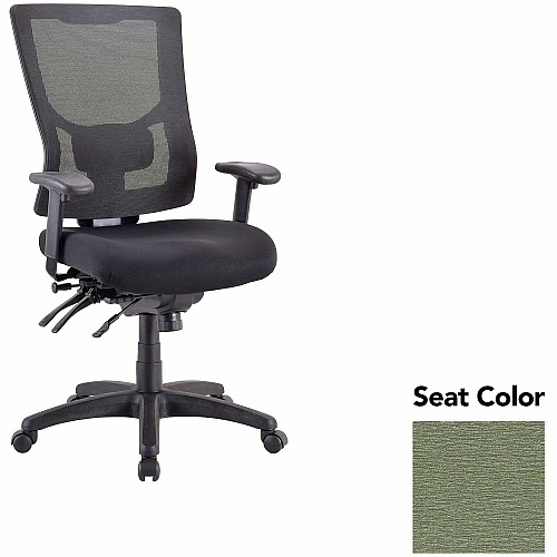 Lorell Multifunctional Mesh High-back Exec. Chair Fuse Cress Seat Color - Mesh Back Material - High Back - 1 Each (LLR6200048)