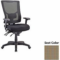 Lorell Multifunctional Mesh High-back Exec. Chair Expo Latte Seat Color - Mesh Back Material - High Back - 1 Each (LLR6200033)