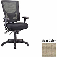 Lorell Multifunctional Mesh High-back Exec. Chair Shire Travertine Seat Color - Mesh Back Material - High Back - 1 Each (LLR6200087)