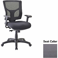 Lorell Conjure Swivel/Tilt Task Chair Canyon Carbon Seat Color - Mesh Back Material - Mid Back - Armrest - 1 Each (LLR62008101)