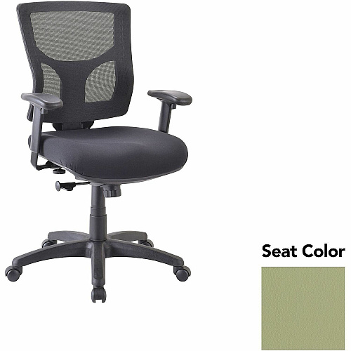 Lorell Conjure Swivel/Tilt Task Chair Dillon Sage Seat Color - Mesh Back Material - Mid Back - Armrest - 1 Each (LLR62008069)