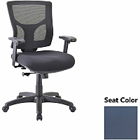 Lorell Conjure Swivel/Tilt Task Chair Insight Periwinkle Blue Seat Color - Mesh Back Material - Mid Back - Armrest - 1 Each (LLR6200801)