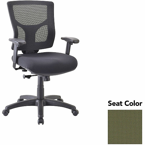 Lorell Conjure Swivel/Tilt Task Chair Expo Leaf Seat Color - Mesh Back Material - Mid Back - Armrest - 1 Each (LLR6200834)
