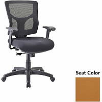Lorell Conjure Swivel/Tilt Task Chair Canyon Nutmeg Seat Color - Mesh Back Material - Mid Back - Armrest - 1 Each (LLR6200830)