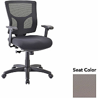Lorell Conjure Swivel/Tilt Task Chair Insight Fossil Seat Color - Mesh Back Material - Mid Back - Armrest - 1 Each (LLR6200851)
