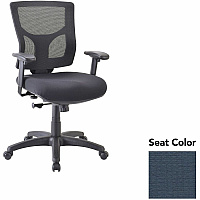 Lorell Conjure Swivel/Tilt Task Chair Shire Chesapeake Seat Color - Mesh Back Material - Mid Back - Armrest - 1 Each (LLR6200884)