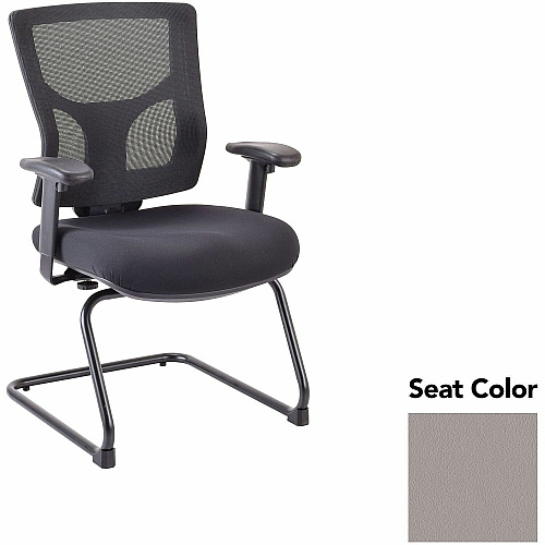 Lorell Conjure Sled Base Guest Chair Castillo Metal Seat Color - Polyurethane Foam Seat Material - Mesh Back Material - Mid Back - Cantilever, Sled Base - Armrest - 1 Each (LLR62009071)
