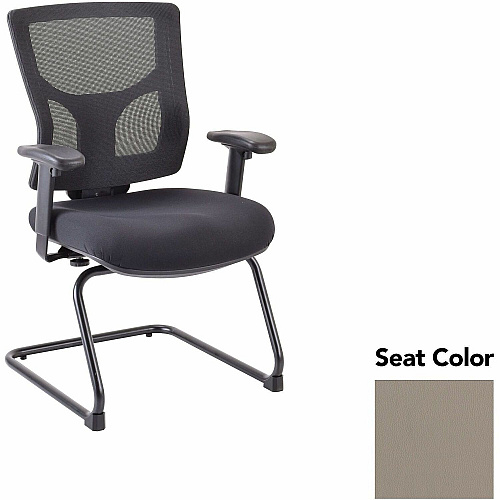 Lorell Conjure Sled Base Guest Chair Dillon Stratus Seat Color - Polyurethane Foam Seat Material - Mesh Back Material - Mid Back - Cantilever, Sled Base - Armrest - 1 Each (LLR62009008)