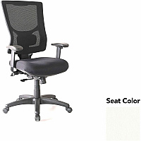 Lorell Conjure High-Back Office Chair Dillon Snow Seat Color - Mesh Back Material - High Back - Armrest - 1 Each (LLR62015103)
