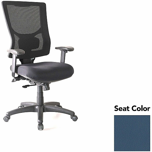 Lorell Conjure High-Back Office Chair Dillon Ocean Seat Color - Mesh Back Material - High Back - Armrest - 1 Each (LLR62015010)