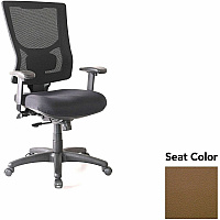 Lorell Conjure High-Back Office Chair Canyon Mudslide Seat Color - Mesh Back Material - High Back - Armrest - 1 Each (LLR6201528)