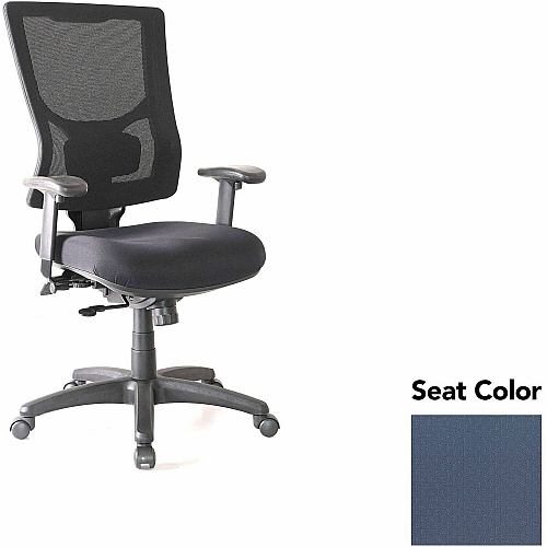 Lorell Conjure High-Back Office Chair Insight Periwinkle Blue Seat Color - Mesh Back Material - High Back - Armrest - 1 Each (LLR6201501)