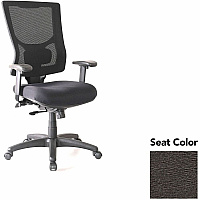 Lorell Conjure High-Back Office Chair Fuse Pepper Seat Color - Mesh Back Material - High Back - Armrest - 1 Each (LLR6201504)