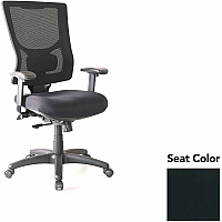 Lorell Conjure High-Back Office Chair Dillon Black Seat Color - Mesh Back Material - High Back - Armrest - 1 Each (LLR62015076)