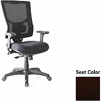 Lorell Conjure High-Back Office Chair Canyon Nightfall Seat Color - Mesh Back Material - High Back - Armrest - 1 Each (LLR62015105)