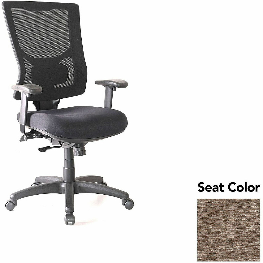 Lorell Conjure High-Back Office Chair Fuse Malted Seat Color - Mesh Back Material - High Back - Armrest - 1 Each (LLR6201503)