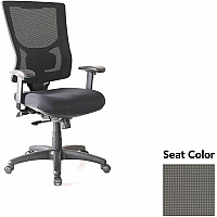 Lorell Conjure High-Back Office Chair Expo Fog Seat Color - Mesh Back Material - High Back - Armrest - 1 Each (LLR6201532)