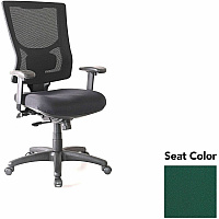 Lorell Conjure High-Back Office Chair Forte Chive Seat Color - Mesh Back Material - High Back - Armrest - 1 Each (LLR6201542)