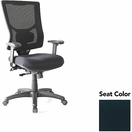 Lorell Conjure High-Back Office Chair Insight Ebony Seat Color - Mesh Back Material - High Back - Armrest - 1 Each (LLR6201549)