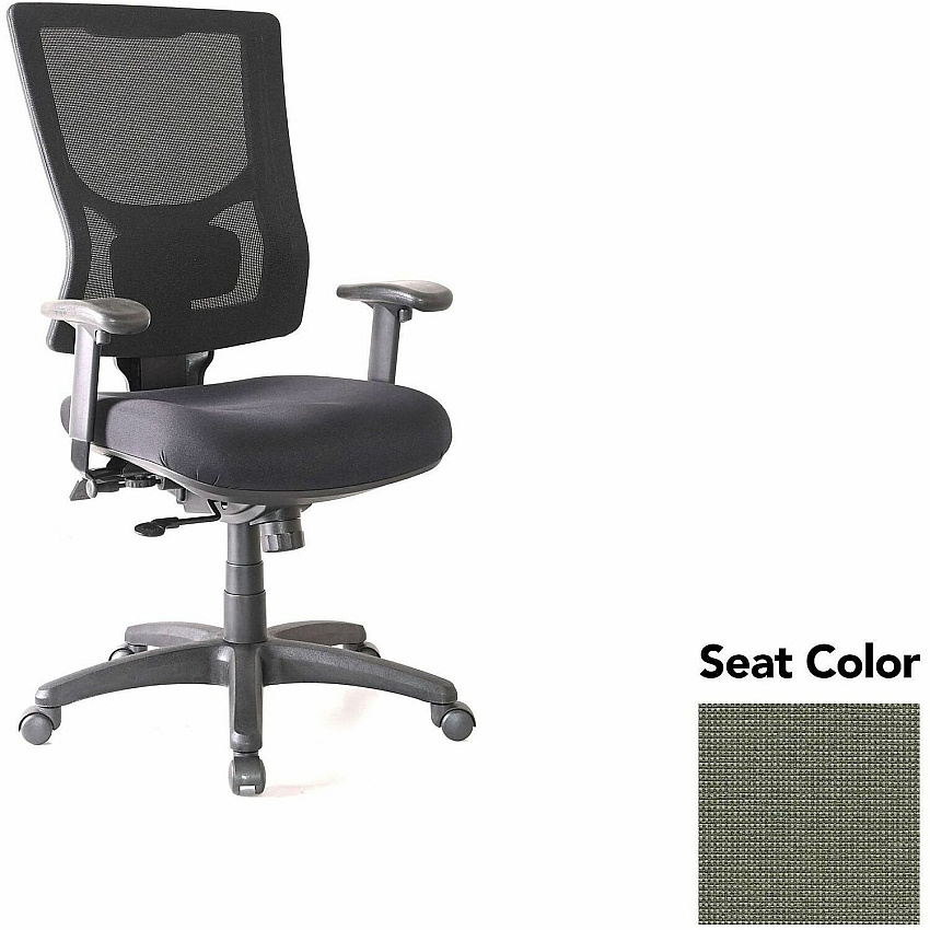 Lorell Conjure High-Back Office Chair Shire Sage Seat Color - Mesh Back Material - High Back - Armrest - 1 Each (LLR6201585)