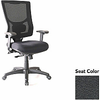 Lorell Conjure High-Back Office Chair Fuse Azurean Seat Color - Mesh Back Material - High Back - Armrest - 1 Each (LLR6201546)
