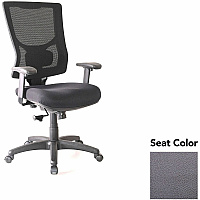 Lorell Conjure High-Back Swivel/Tilt Office Chair Canyon Carbon Seat Color - Polyurethane Foam Seat Material - Mesh Back Material - High Back - Armrest - 1 Each (LLR62018101)