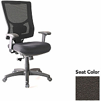 Lorell Conjure High-Back Swivel/Tilt Office Chair Fuse Pepper Seat Color - Polyurethane Foam Seat Material - Mesh Back Material - High Back - Armrest - 1 Each (LLR6201804)