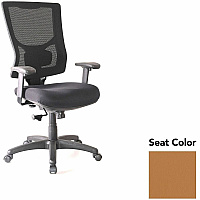 Lorell Conjure High-Back Swivel/Tilt Office Chair Dillon Fiesta Seat Color - Polyurethane Foam Seat Material - Mesh Back Material - High Back - Armrest - 1 Each (LLR62018073)