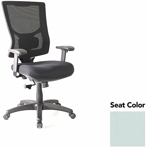Lorell Conjure High-Back Swivel/Tilt Office Chair Castillo Breezy Seat Color - Polyurethane Foam Seat Material - Mesh Back Material - High Back - Armrest - 1 Each (LLR62018102)
