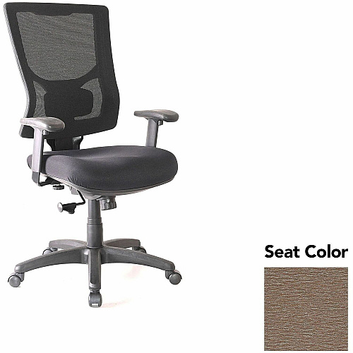 Lorell Conjure High-Back Swivel/Tilt Office Chair Fuse Malted Seat Color - Polyurethane Foam Seat Material - Mesh Back Material - High Back - Armrest - 1 Each (LLR6201803)