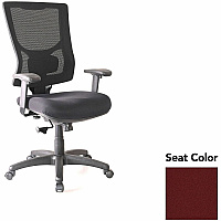 Lorell Conjure High-Back Swivel/Tilt Office Chair Forte Port Seat Color - Polyurethane Foam Seat Material - Mesh Back Material - High Back - Armrest - 1 Each (LLR6201844)