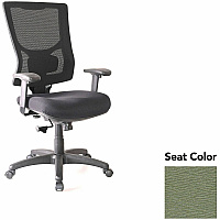 Lorell Conjure High-Back Swivel/Tilt Office Chair Fuse Cress Seat Color - Polyurethane Foam Seat Material - Mesh Back Material - High Back - Armrest - 1 Each (LLR6201848)