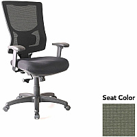 Lorell Conjure High-Back Swivel/Tilt Office Chair Shire Sage Seat Color - Polyurethane Foam Seat Material - Mesh Back Material - High Back - Armrest - 1 Each (LLR6201885)