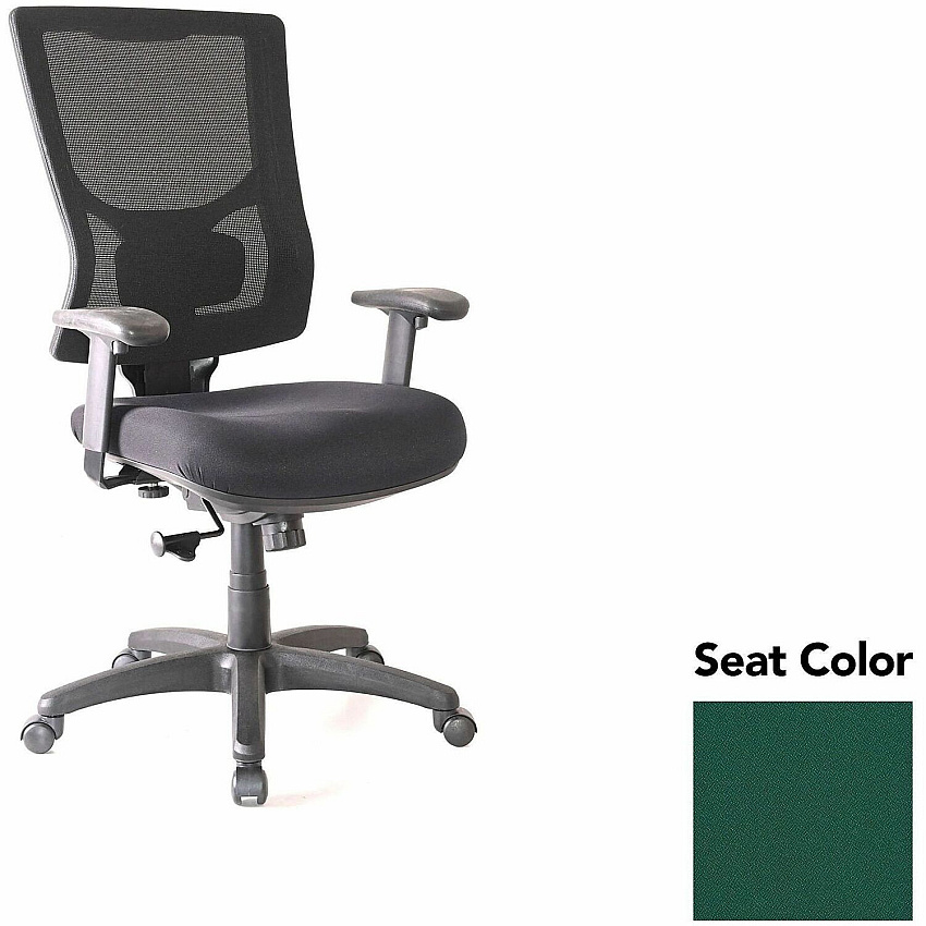 Lorell Conjure High-Back Swivel/Tilt Office Chair Forte Chive Seat Color - Polyurethane Foam Seat Material - Mesh Back Material - High Back - Armrest - 1 Each (LLR6201842)