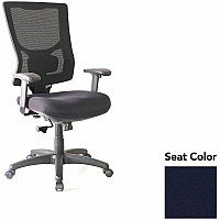 Lorell Conjure High-Back Swivel/Tilt Office Chair Forte Cadet Seat Color - Polyurethane Foam Seat Material - Mesh Back Material - High Back - Armrest - 1 Each (LLR6201843)