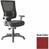Lorell Conjure High-Back Swivel/Tilt Office Chair Expo Festive Seat Color - Polyurethane Foam Seat Material - Mesh Back Material - High Back - Armrest - 1 Each (LLR6201831)