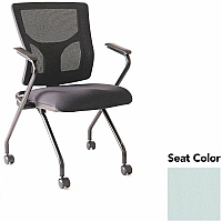 Lorell Conjure Mesh Training Chairs with Arms Castillo Breezy Seat Color - Polyurethane, Foam Seat Material - Mesh Back Material - High Back - Black - Armrest - 2 / Carton (LLR62019102)