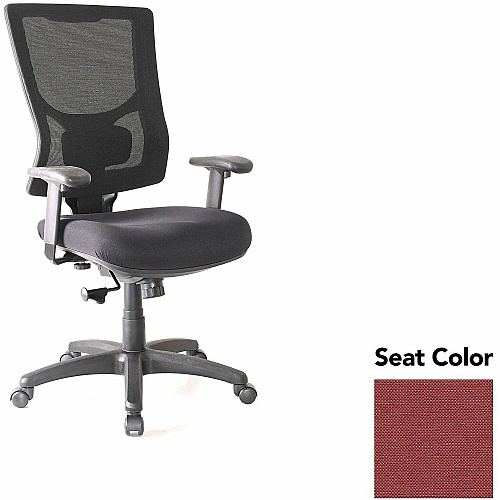 Lorell Conjure High-Back Swivel/Tilt Office Chair Shire Tulip Seat Color - Polyurethane Foam Seat Material - Mesh Back Material - High Back - Armrest - 1 Each (LLR6201888)