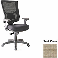 Lorell Conjure High-Back Swivel/Tilt Office Chair Shire Travertine Seat Color - Polyurethane Foam Seat Material - Mesh Back Material - High Back - Armrest - 1 Each (LLR6201887)