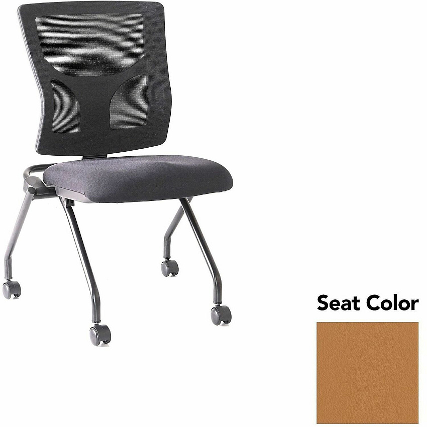 Lorell Conjure Mesh Training Chairs Dillon Fiesta Seat Color - Polyurethane Foam Seat Material - Mesh Back Material - 2 / Carton (LLR62020073)