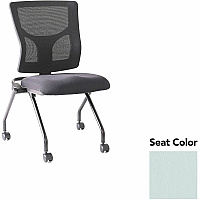 Lorell Conjure Mesh Training Chairs Castillo Breezy Seat Color - Polyurethane Foam Seat Material - Mesh Back Material - 2 / Carton (LLR62020102)