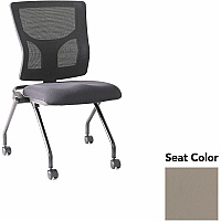 Lorell Conjure Mesh Training Chairs Dillon Stratus Seat Color - Polyurethane Foam Seat Material - Mesh Back Material - 2 / Carton (LLR62020008)