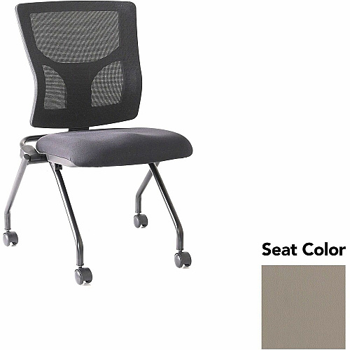 Lorell Conjure Mesh Training Chairs Dillon Stratus Seat Color - Polyurethane Foam Seat Material - Mesh Back Material - 2 / Carton (LLR62020008)